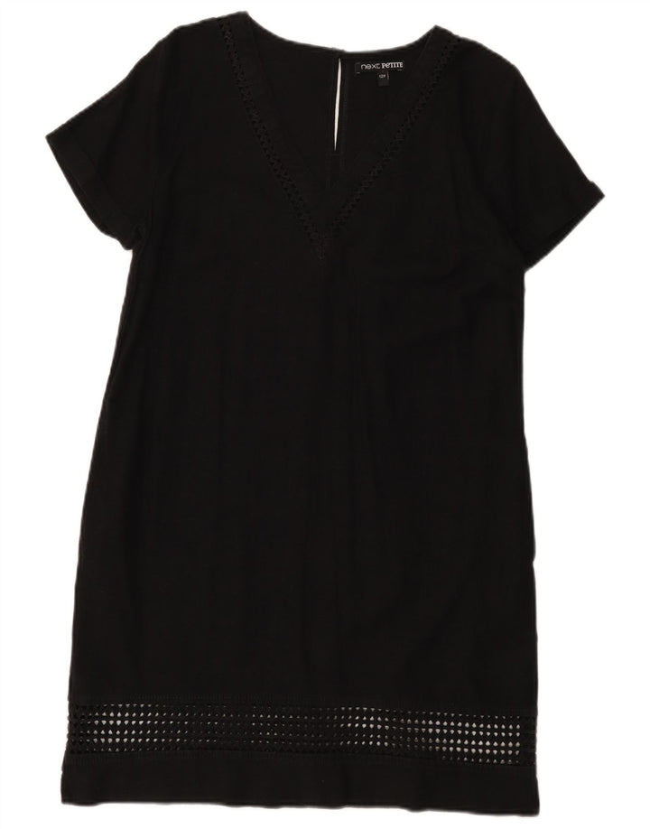 Next Robe droite pour femme UK 42 Lin noir moyen
