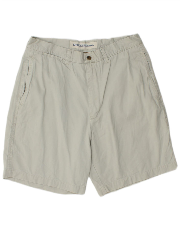 DOCKERS Short Chino Kakis Homme W34 Grand Bleu Coton