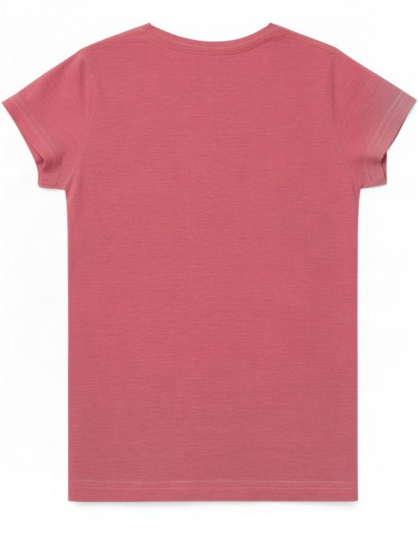 Superdry Femme T-Shirt Graphique Top UK 6 XS Rose Moucheté Coton