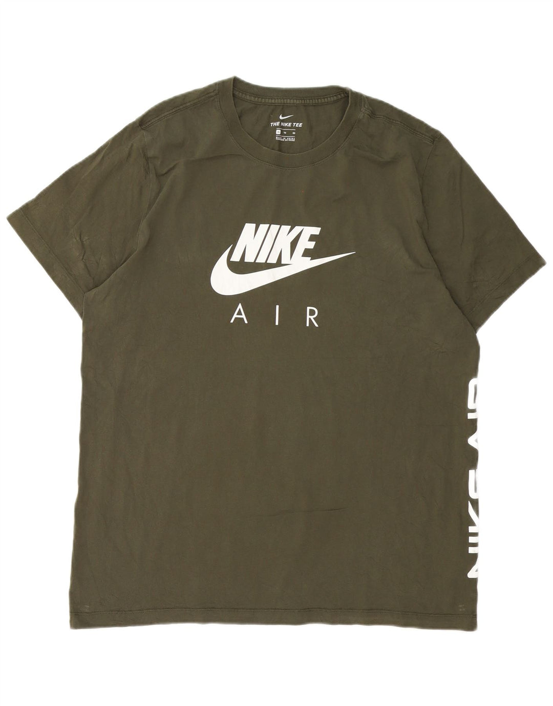 Nike T-shirt graphique pour homme XL en coton vert