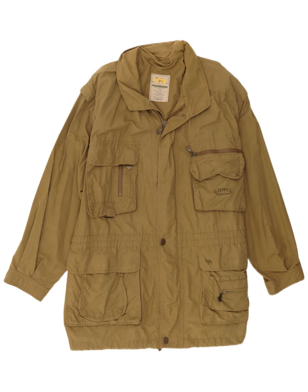 Camel Active Veste utilitaire à capuche pour homme EU 58 2XL Kaki Coton
