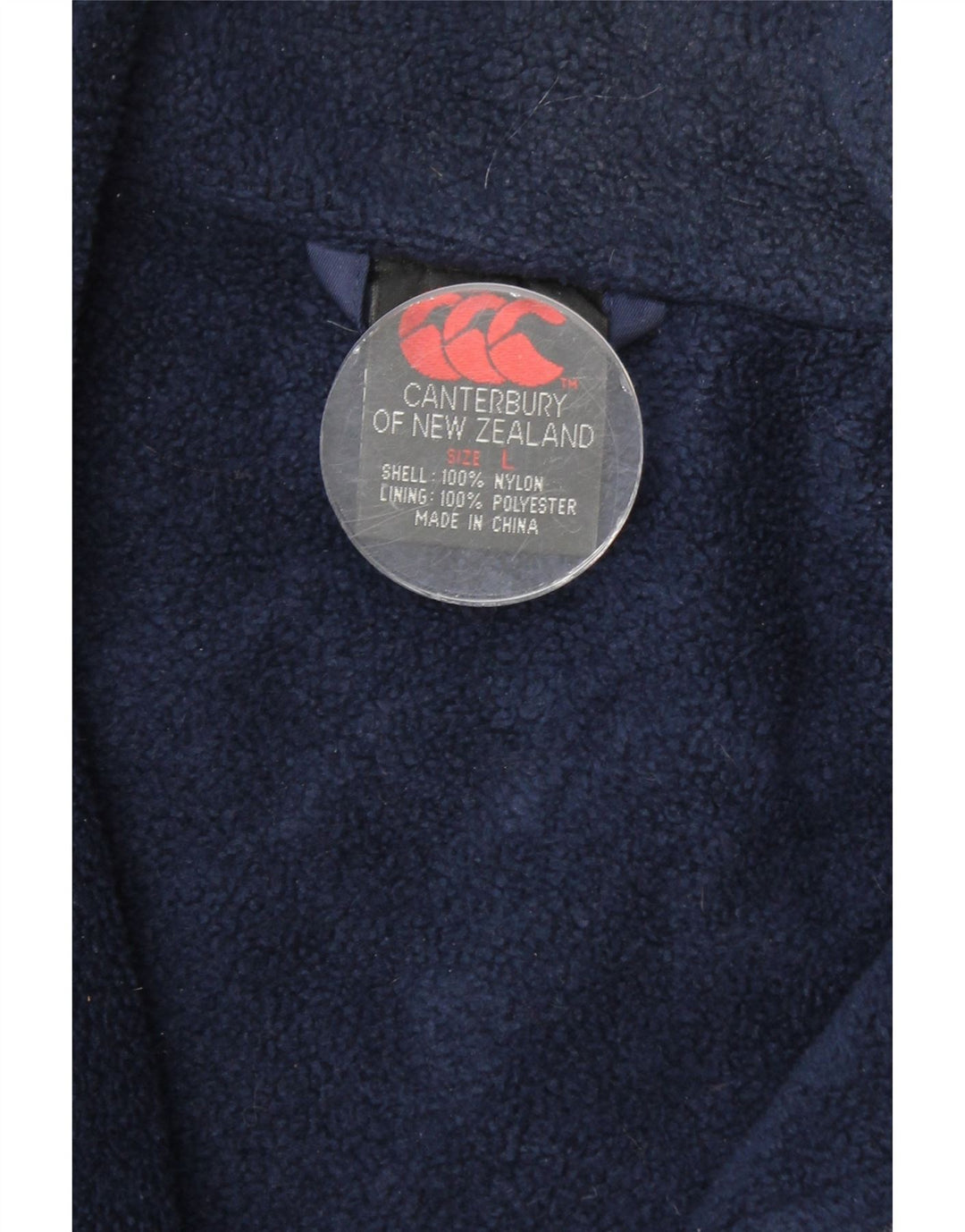 CANTERBURY Manteau coupe-vent pour homme UK 40 Large Bleu Marine Nylon