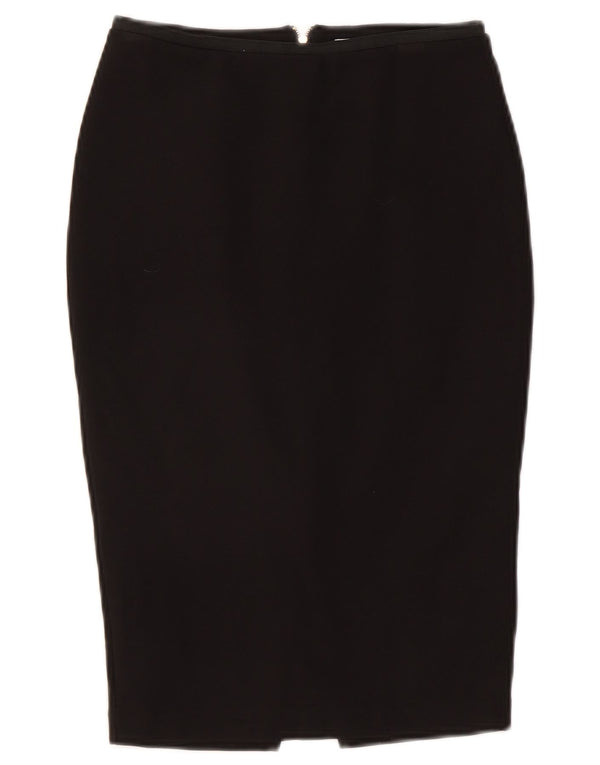 Jupe crayon taille haute Boden Femme UK 6 XS W24 Noir Viscose