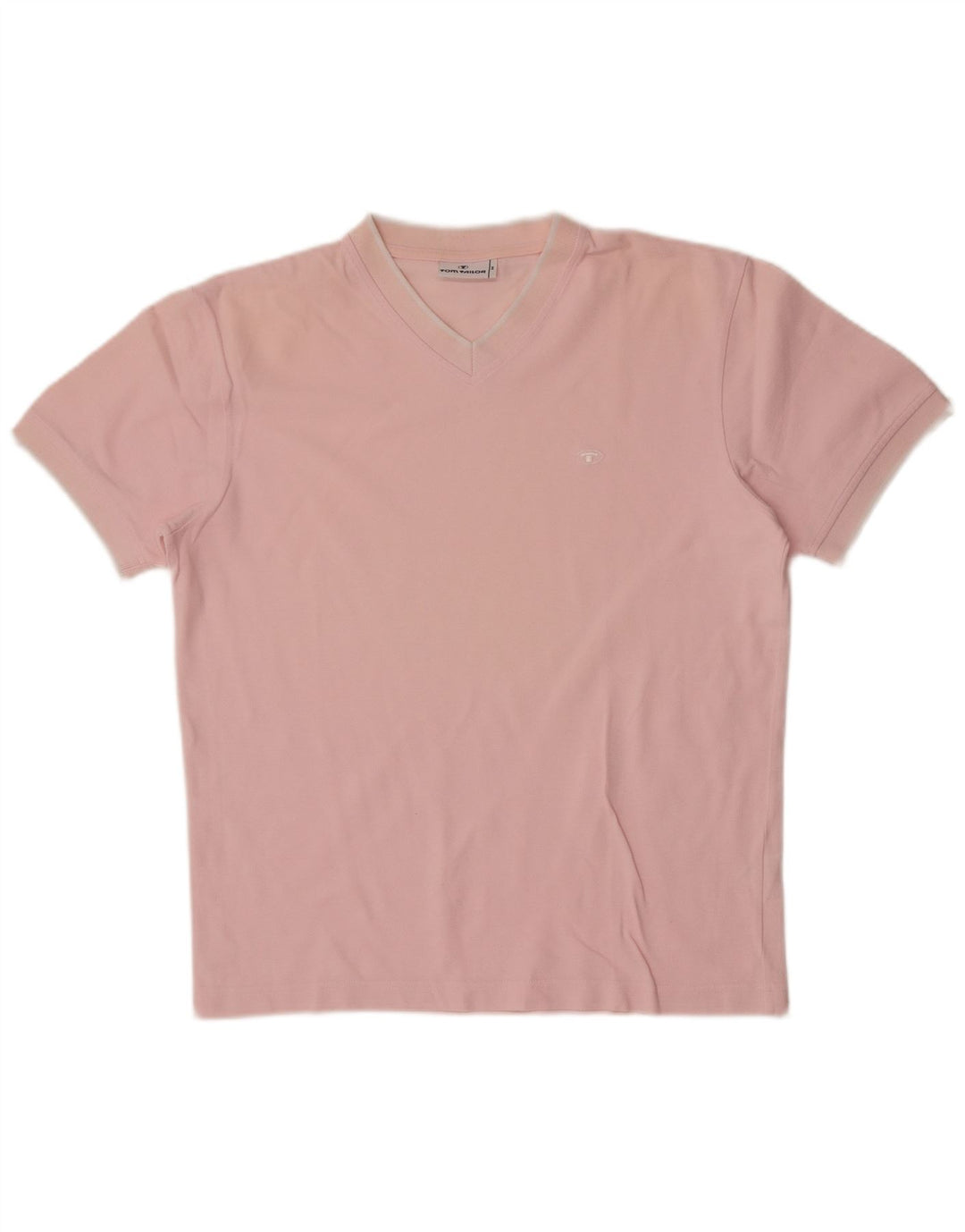 Tom Tailor T-Shirt Homme Rose Moyen Coton
