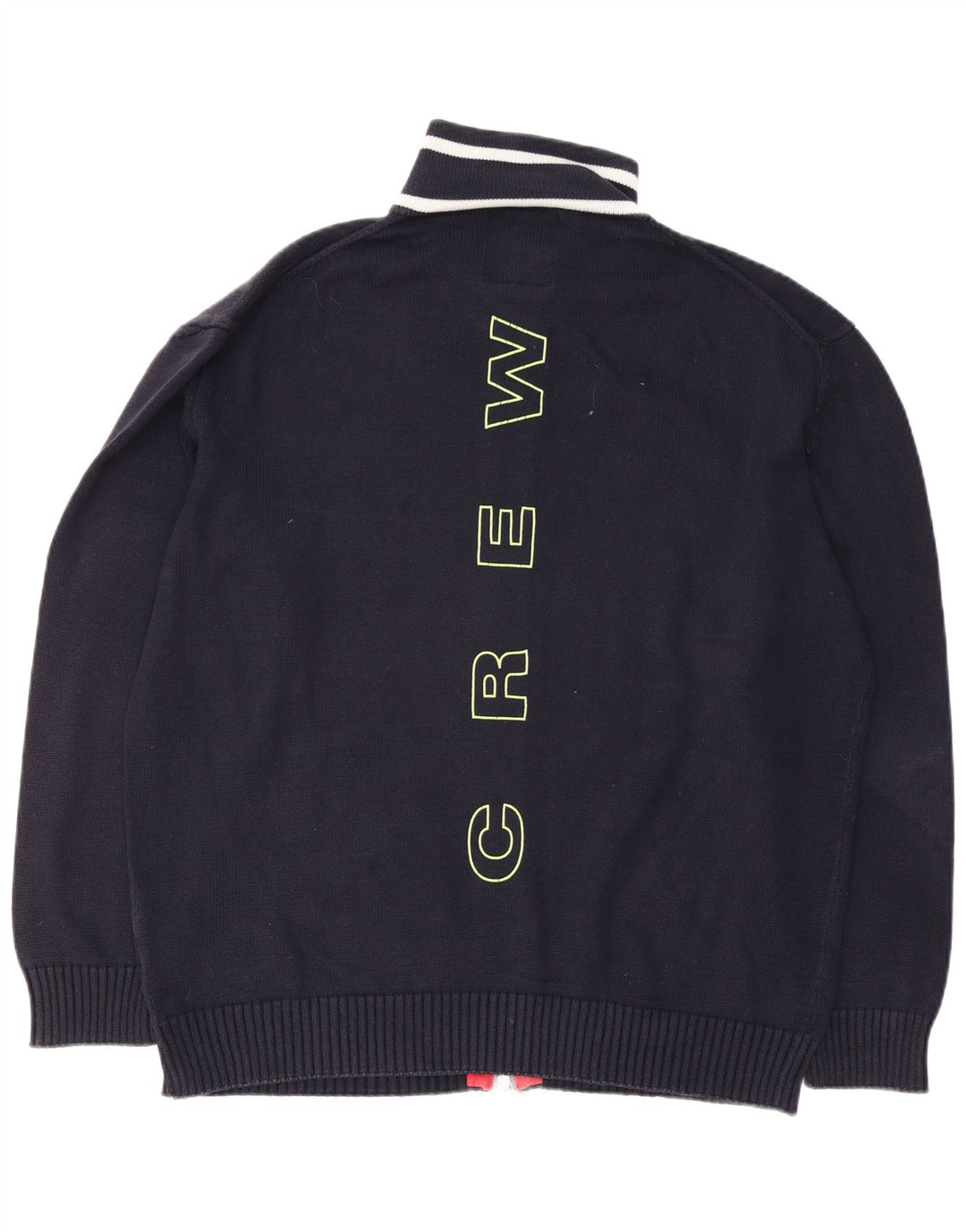 Murphy & Nye Cardigan graphique pour homme en coton bleu marine 2XL