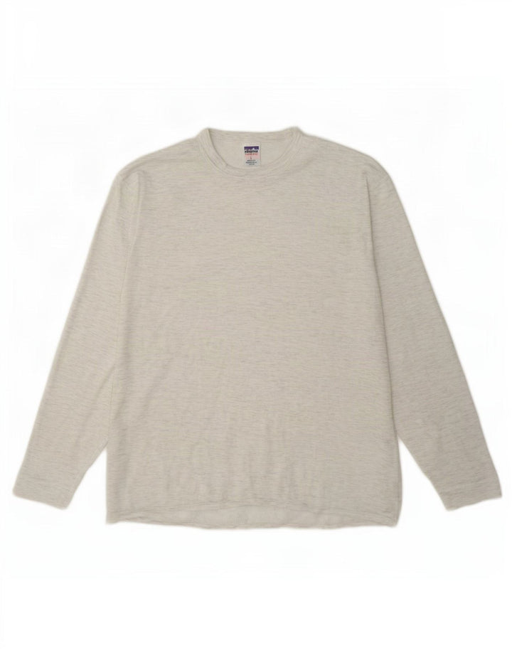 Patagonia Haut à manches longues pour hommes en polyester moucheté grand gris