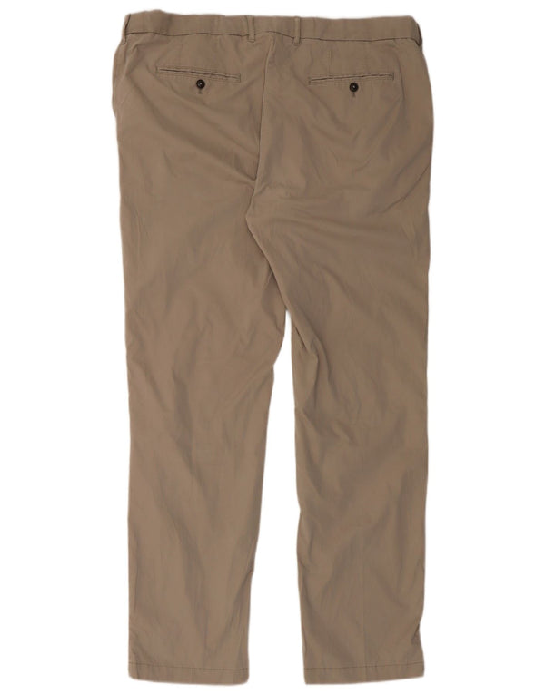 Marks & Spencer Pantalon Chino Droit Blue Harbor Homme W42 L35 Beige