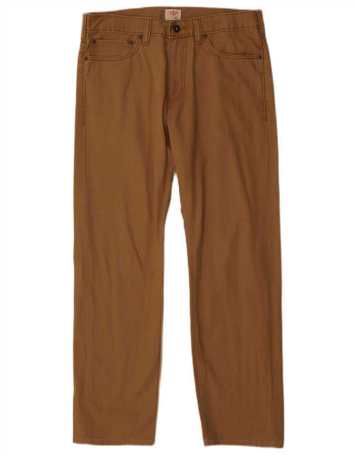 DOCKERS Pantalon Droit Casual Homme W30 L27 Beige Coton