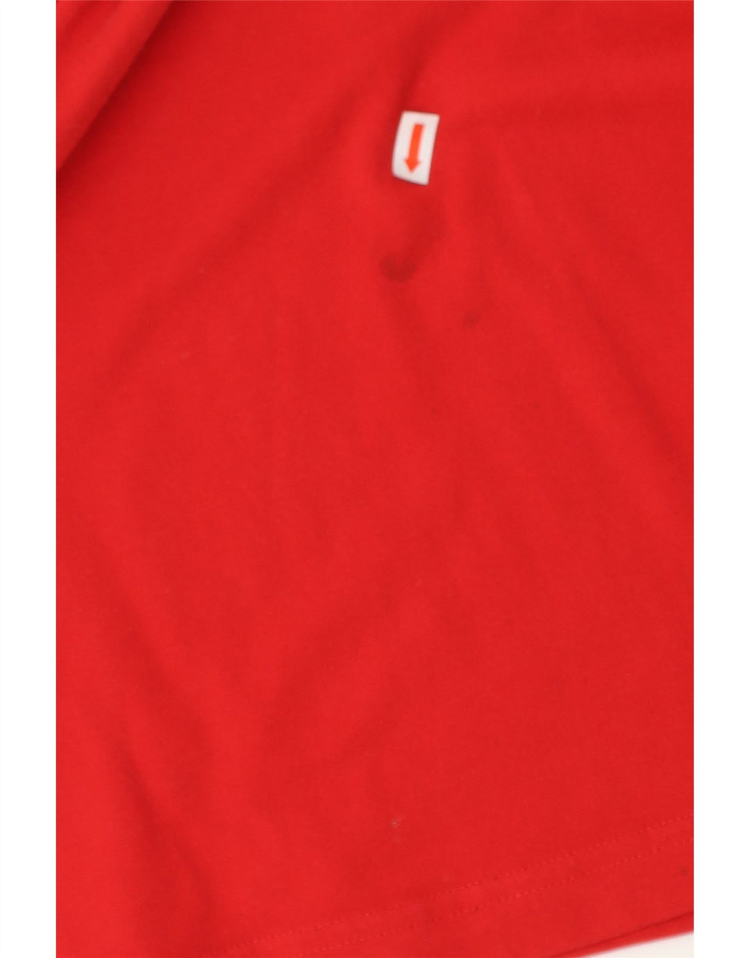 ADIDAS Mens Graphic T-Shirt Top Medium Red Cotton
