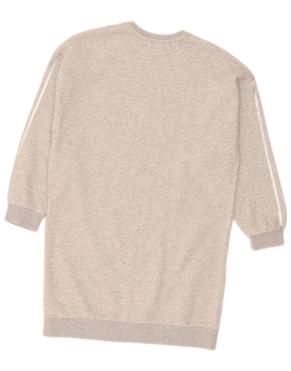 Juicy Couture Robe pull graphique pour femme UK 12 Gris moyen moucheté