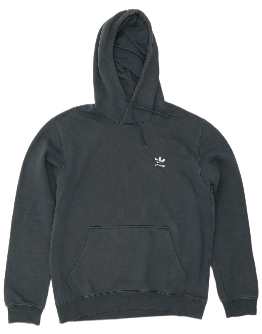 Adidas Pull à capuche pour homme en coton vert moyen