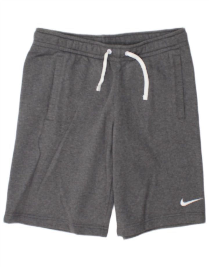Short de sport Nike en coton moucheté gris moyen