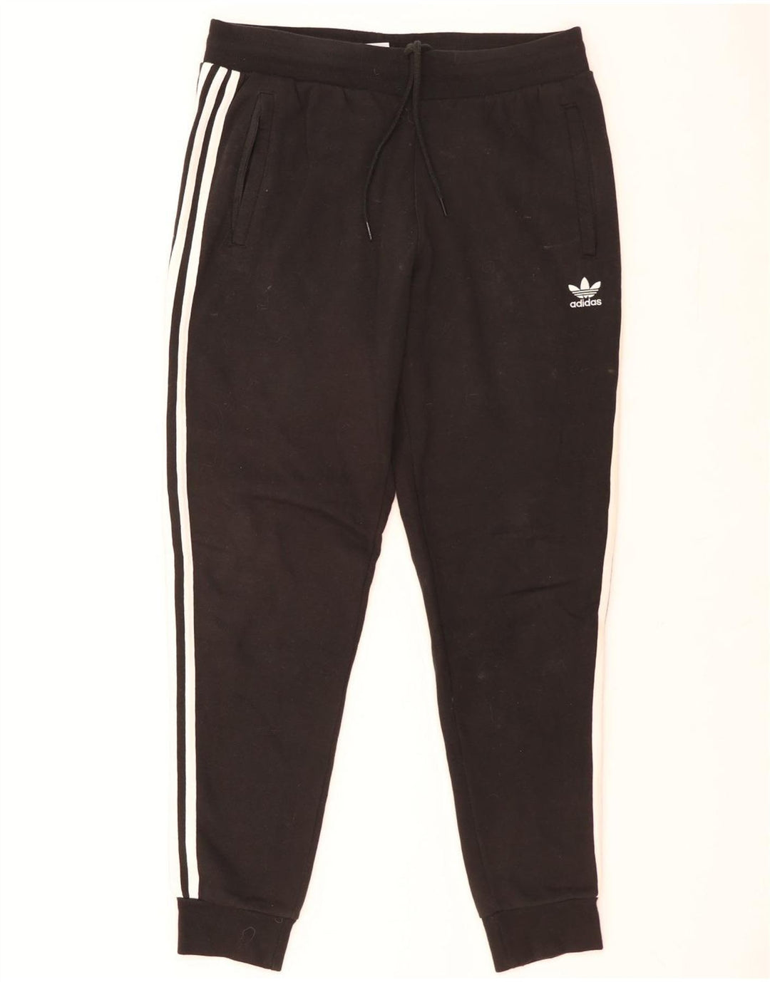 Adidas Pantalon de survêtement pour femme en coton noir Taille L