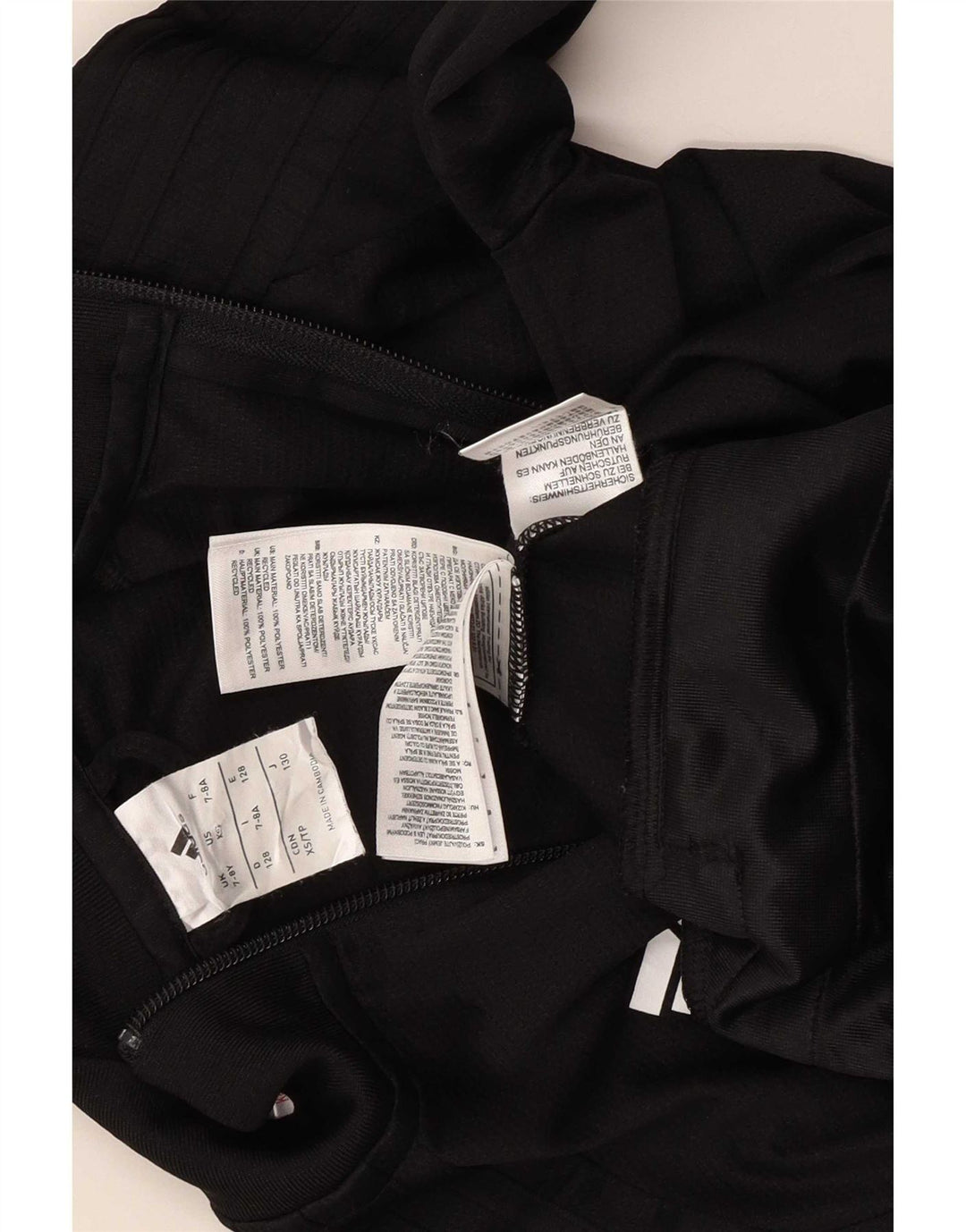 Veste de survêtement Adidas Garçon 7-8 ans Noir Polyester