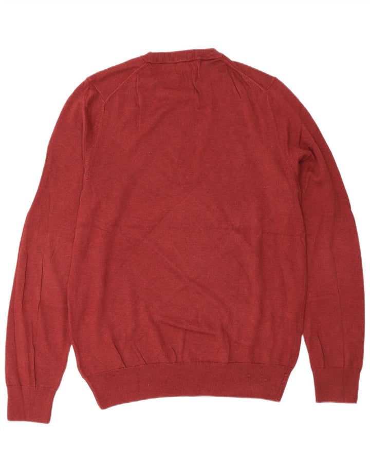 Marks & Spencer Pull à col rond pour homme en coton marron moyen