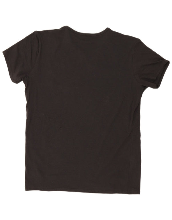 Tommy Hilfiger T-Shirt Homme Haut 2XL Noir Coton