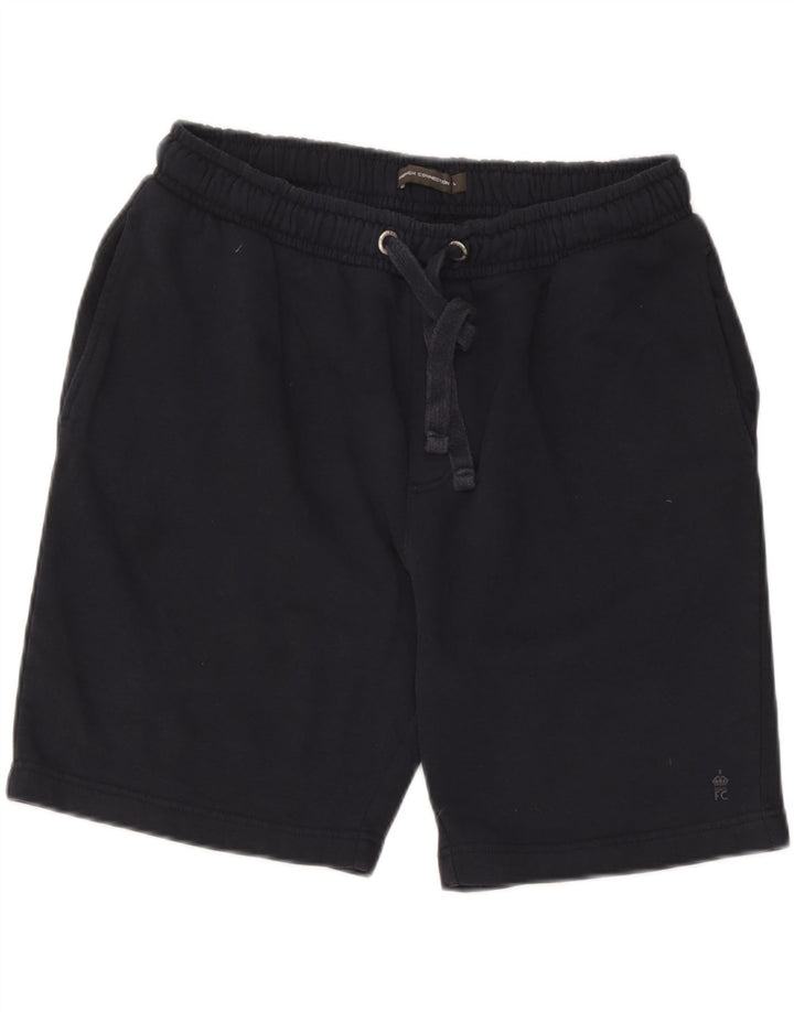 French Connection Short de Sport Homme Bleu Marine Large en Coton