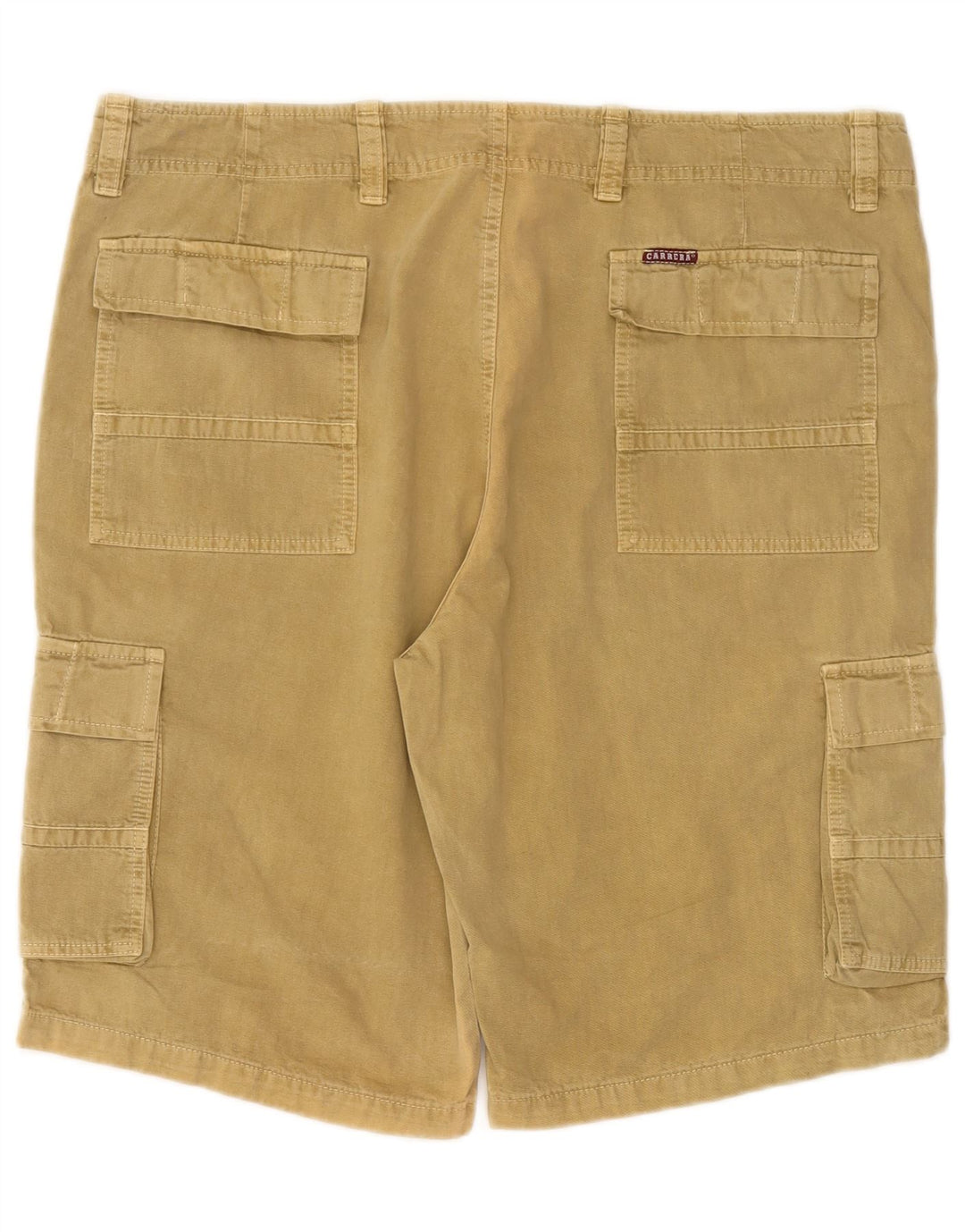 Carrera Short Cargo 618 W40 XL Homme Beige Coton