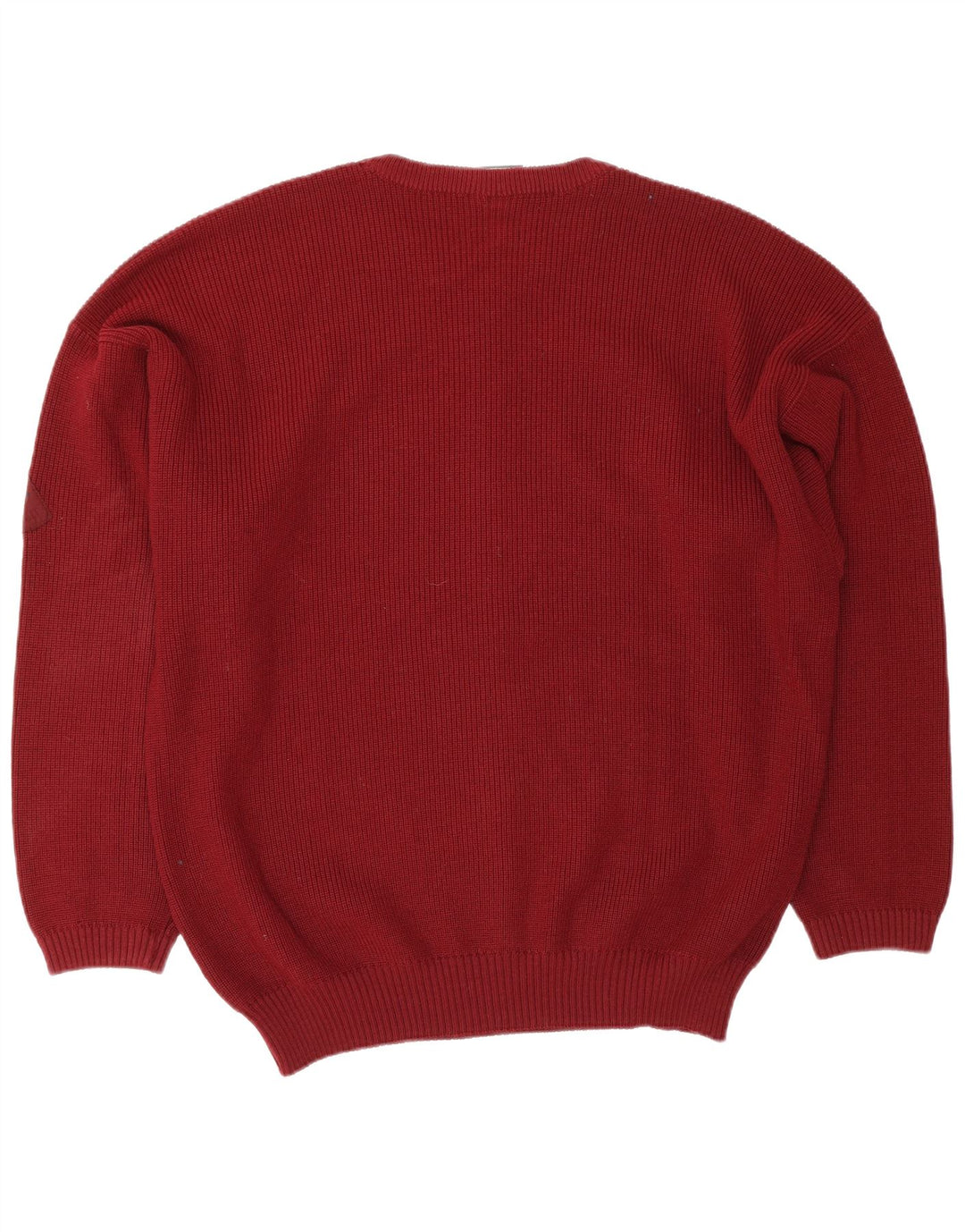 North Pole Pull à col rond pour homme XL en laine bordeaux