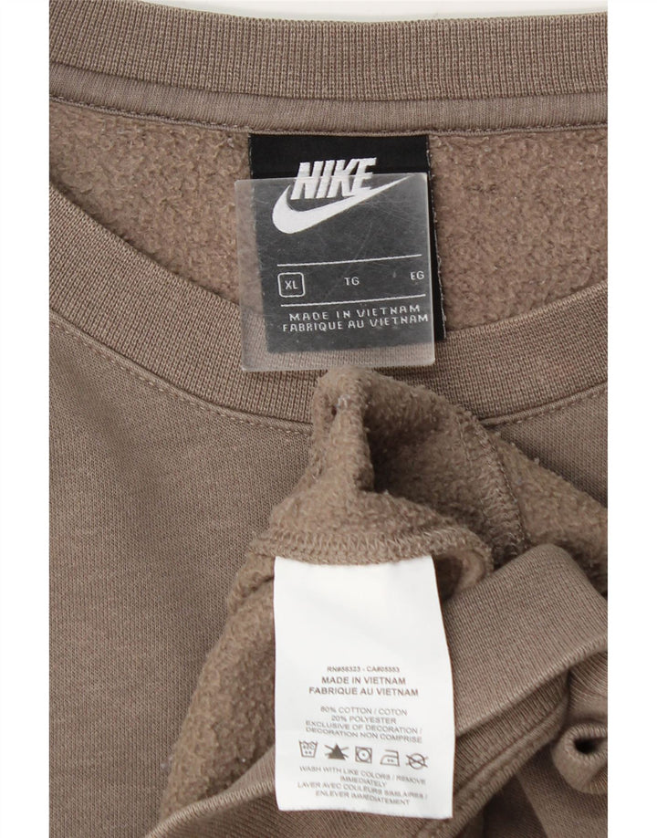 Nike Homme Sweatshirt Jumper XL Gris Coton