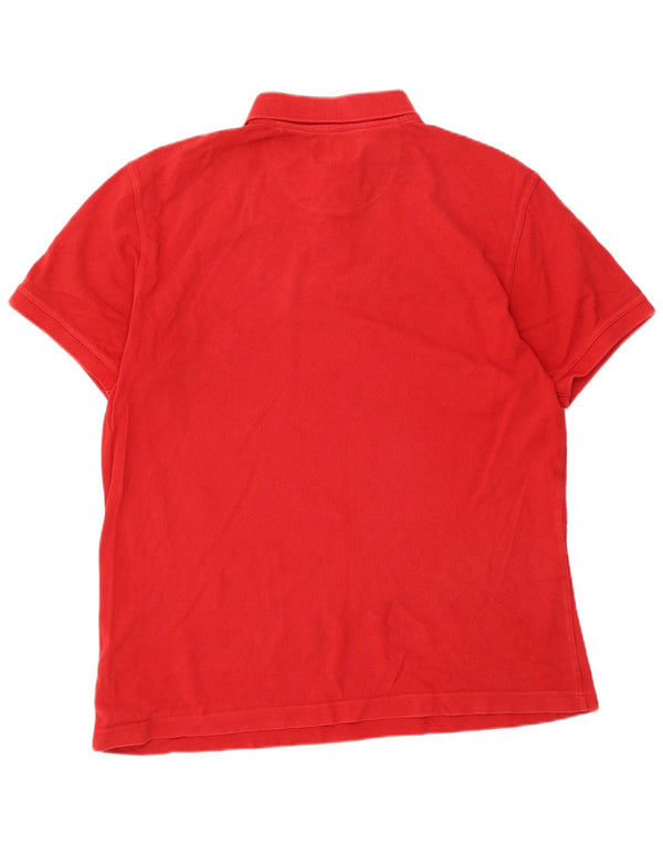 Barbour Mens Polo Shirt XL Red