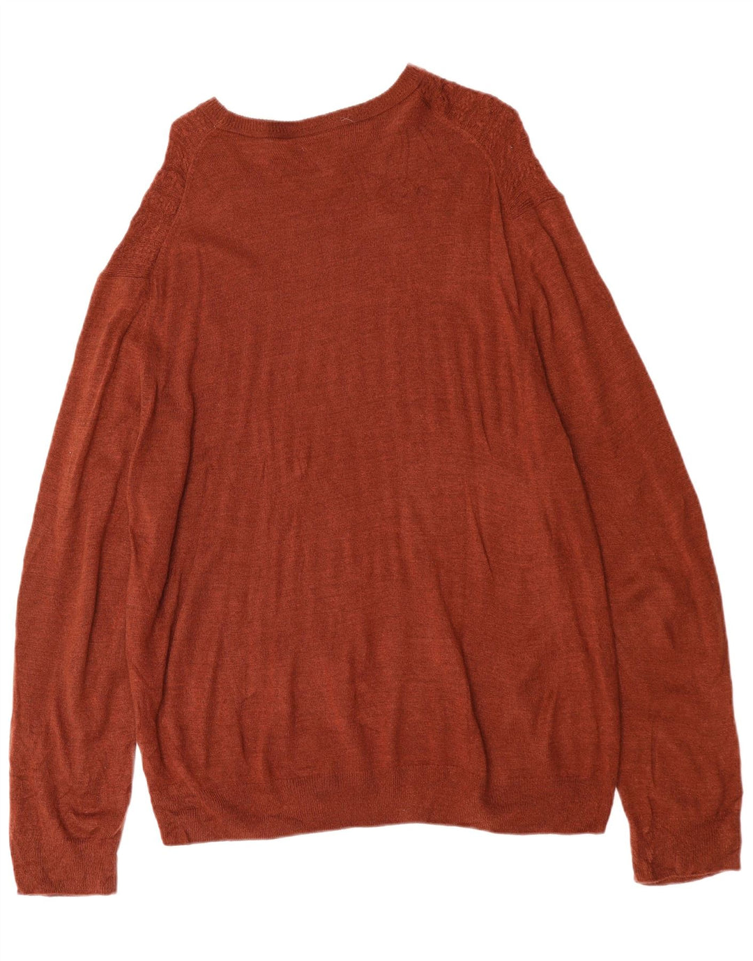 DOCKERS Pull Col Bateau Homme XL Marron Acrylique