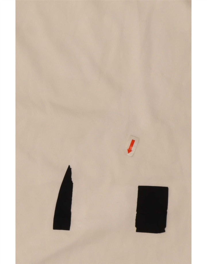 New Balance T-Shirt Homme Top XL Blanc Colorblock Polyester