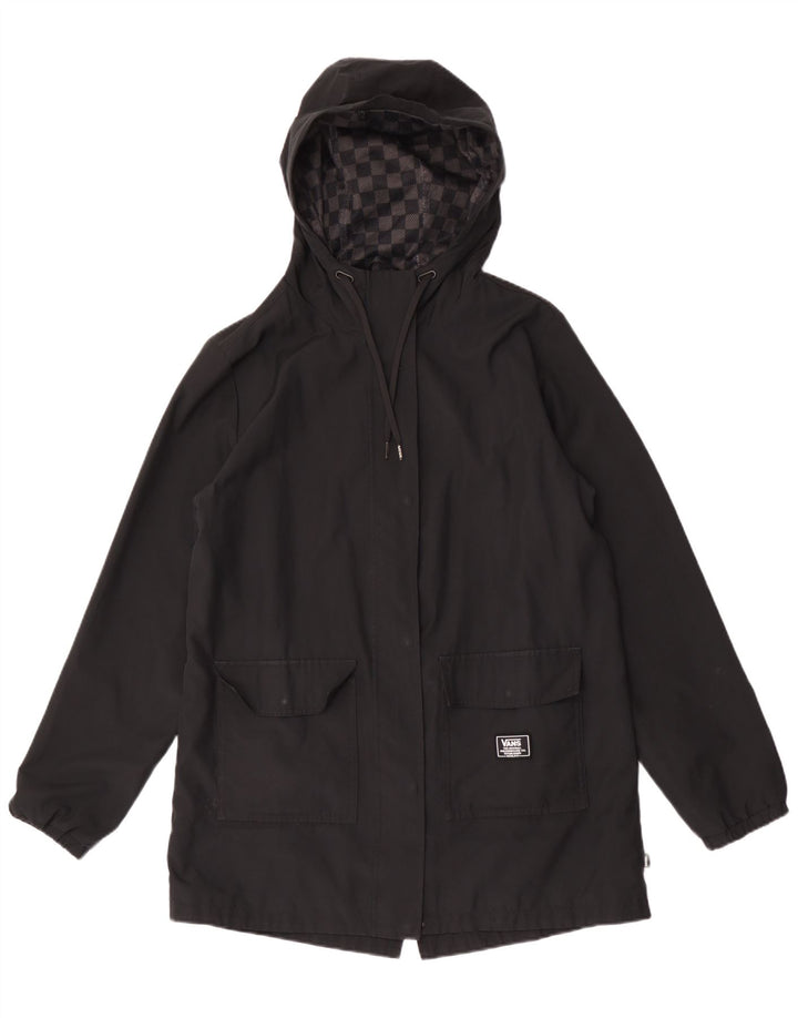 Vans Imperméable à capuche pour femme UK 44 Medium Noir Polyester