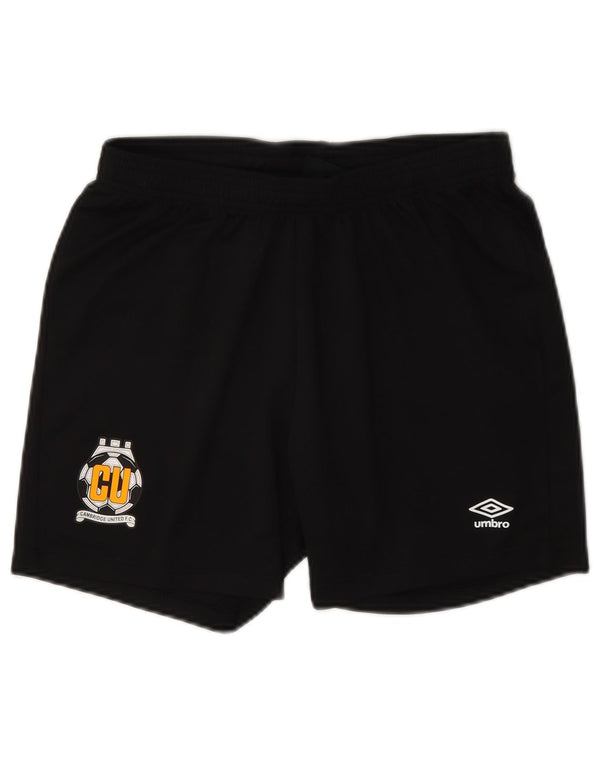 Umbro Boys Cambridge United F.C. Short Sport Graphique 13-14 Ans XL Noir