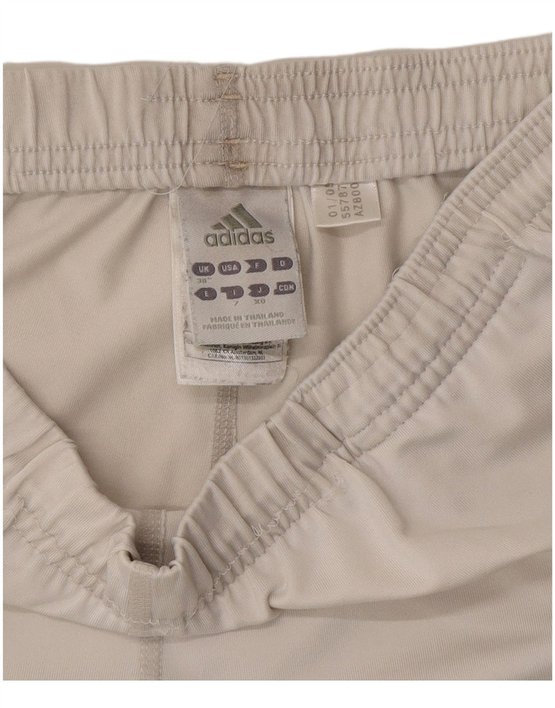 Adidas Short de sport pour homme XL Blanc Polyester