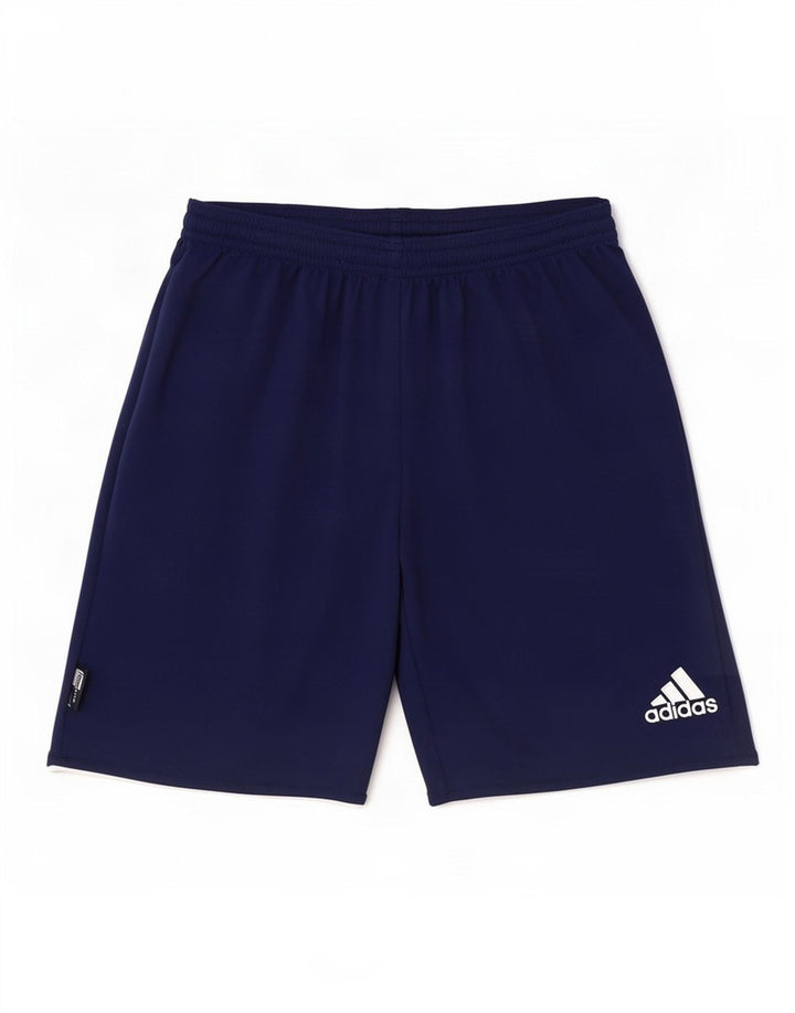 Adidas Hommes Climalite Sport Shorts Petit Bleu Marine Polyester