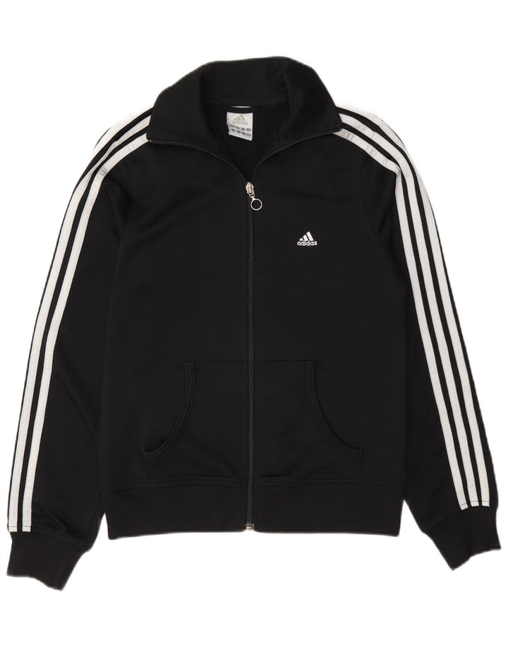 Adidas Veste de survêtement pour femme UK 10 Petit Noir Polyester