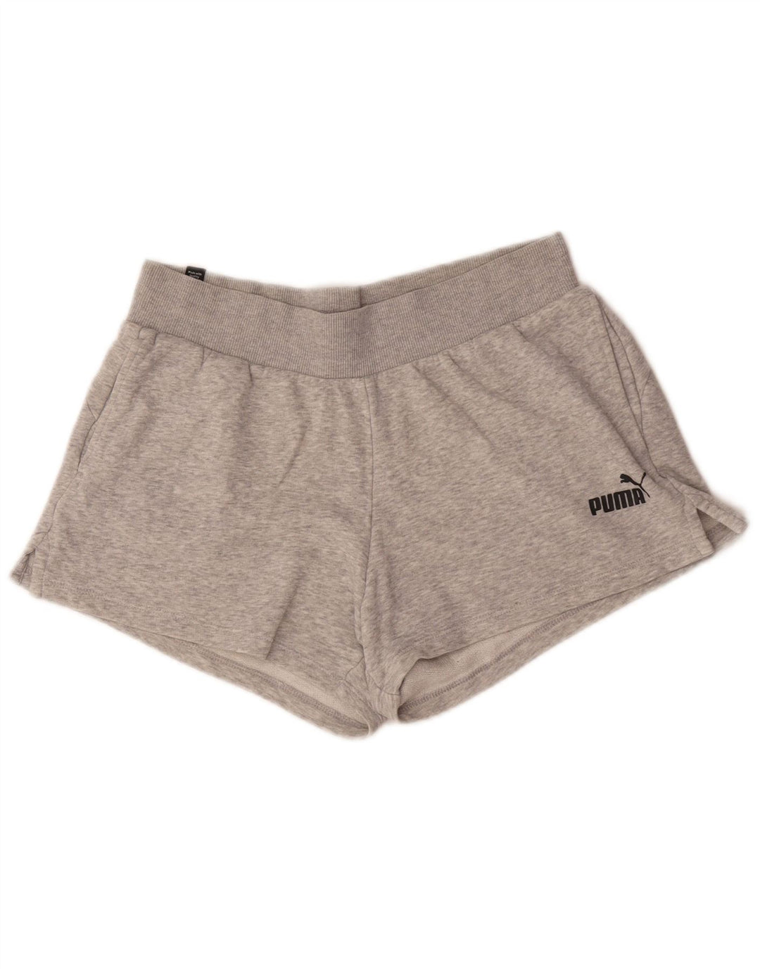 Puma Short de sport pour femme UK 14 Gris moyen Coton