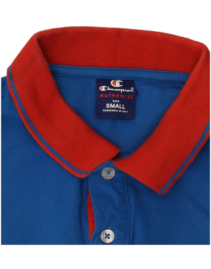 CHAMPION Polo Femme UK 10 Petit Bleu