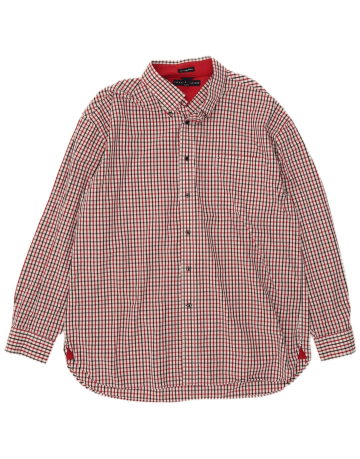 Tommy Hilfiger Chemise Homme XL Carreau Rouge