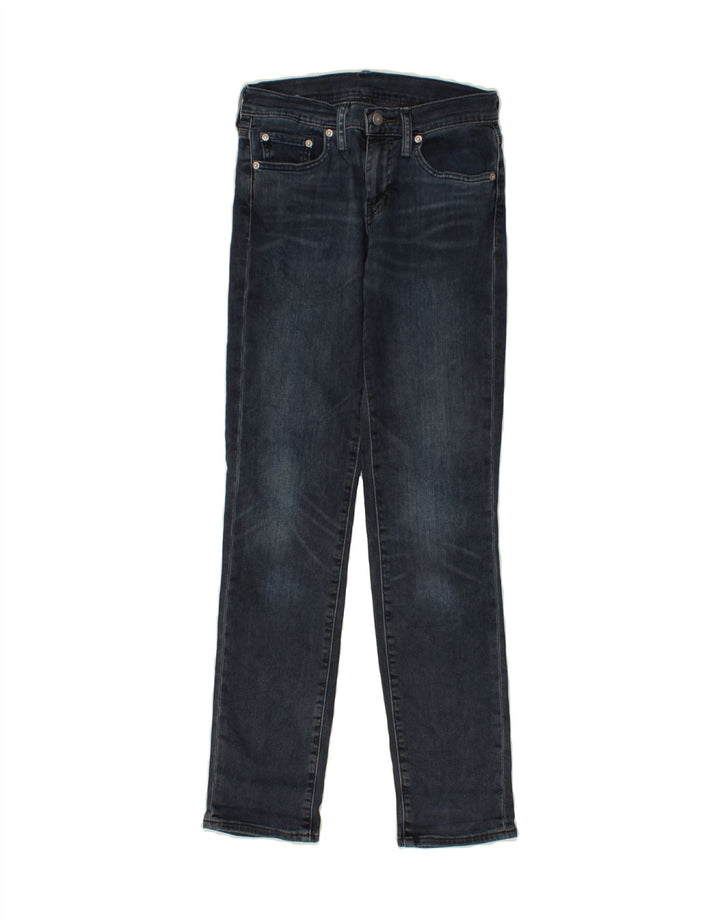 LEVI'S Womens 511 Slim Jeans W27 L32  Navy Blue Cotton Vintage Levi's and Second-Hand Levi's from Messina Hembry 