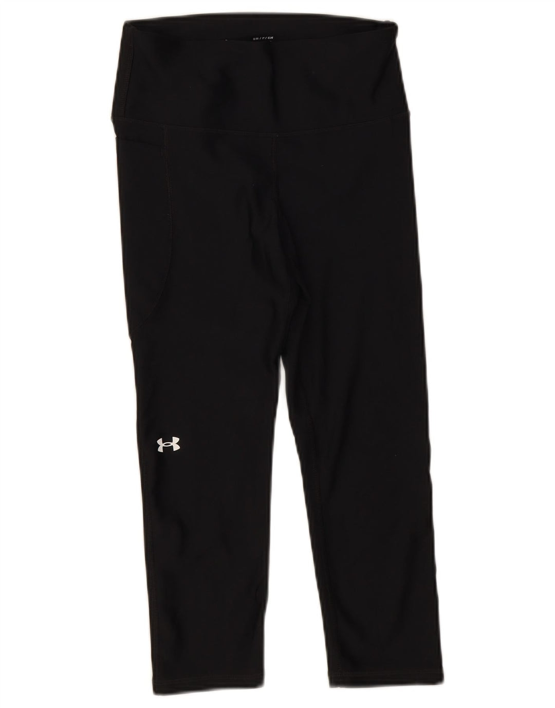 Under Armour Legging Capri Femme UK 8 Small Noir
