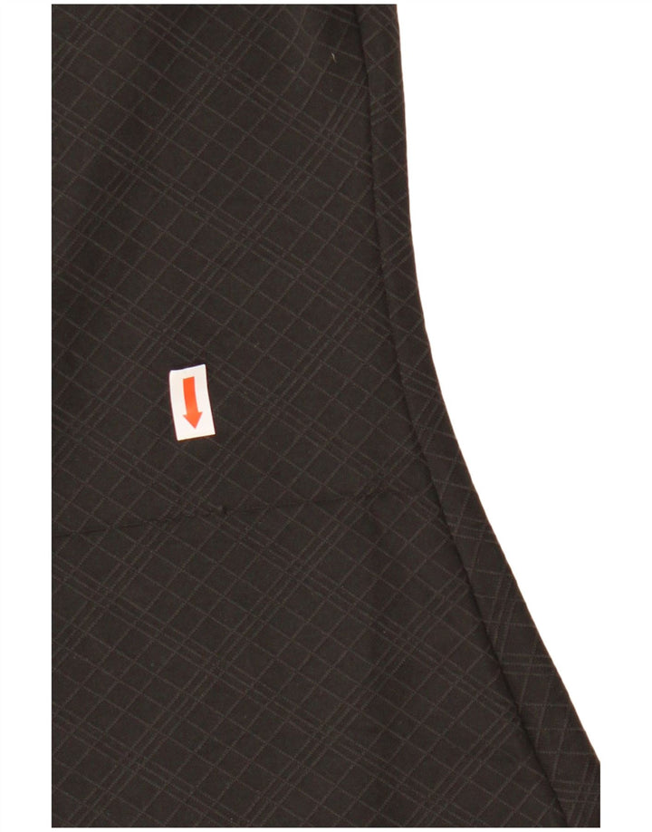 ADIDAS Polo Climacool Femme UK 10 Petit Polyester Géométrique Noir