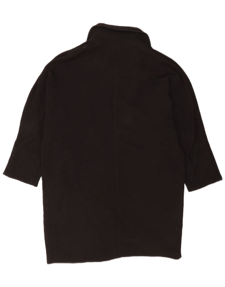 Topshop Manteau surdimensionné pour femme UK 42 Medium Noir Polyester