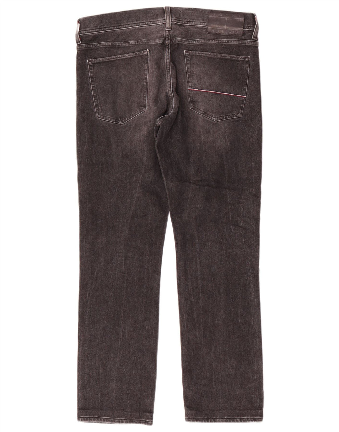 Tommy Hilfiger Jean droit homme W32 L29 gris coton