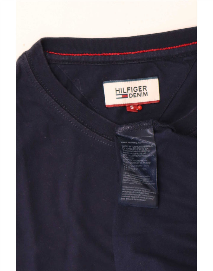 Tommy Hilfiger T-Shirt Regular Homme Petit Bleu Marine Coton