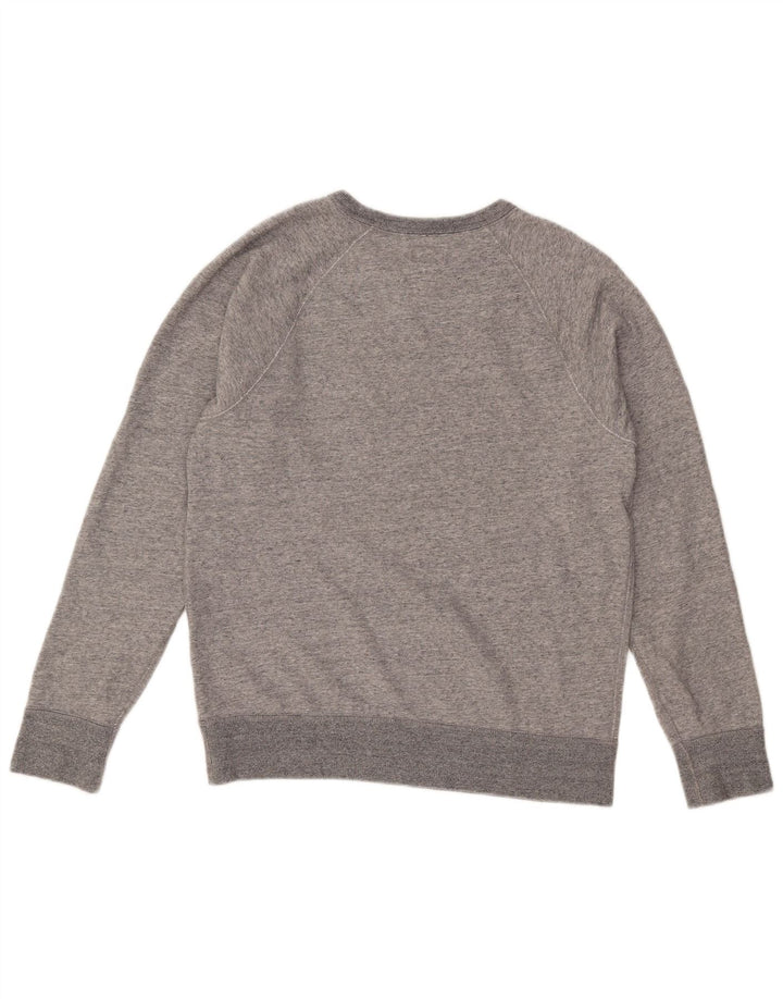 J. Crew Sweat-shirt pour hommes en coton moucheté petit gris