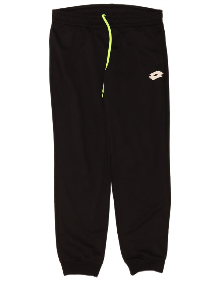 Lotto Pantalon De Survêtement Joggers Homme Noir Moyen Polyester