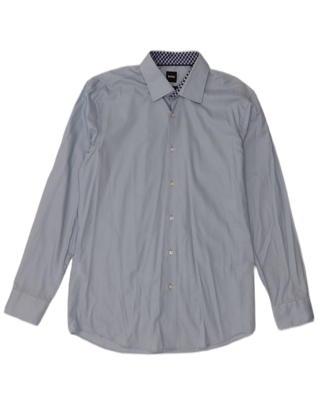 Hugo Boss Chemise Slim Fit Large Bleu Coton Homme