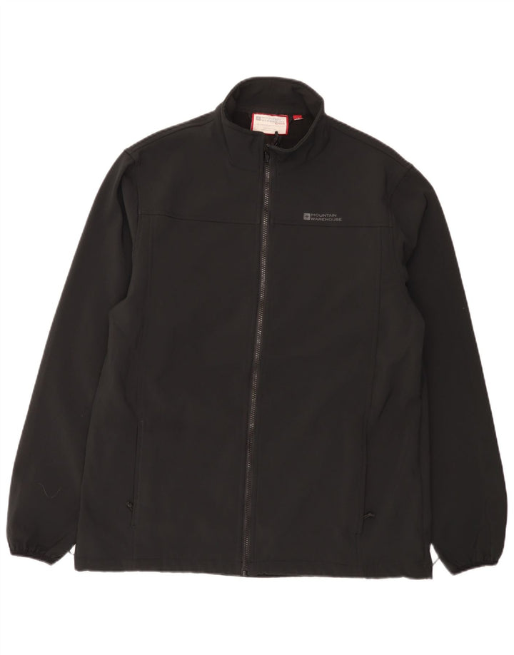 Mountain Warehouse Veste de survêtement pour homme en polyester Noir Taille L