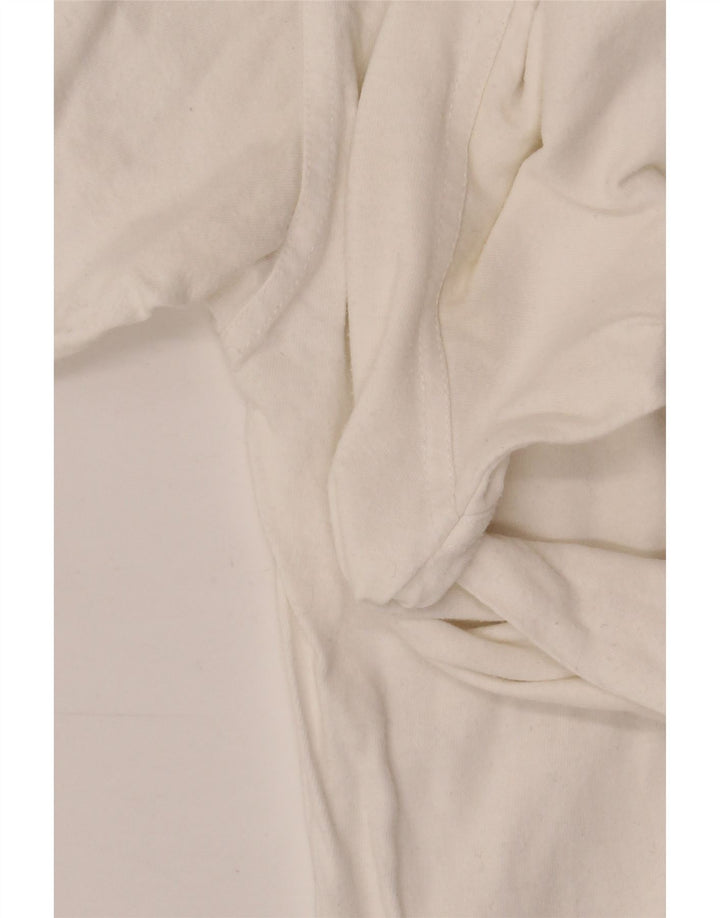 Reebok T-Shirt Homme Blanc Moyen Coton