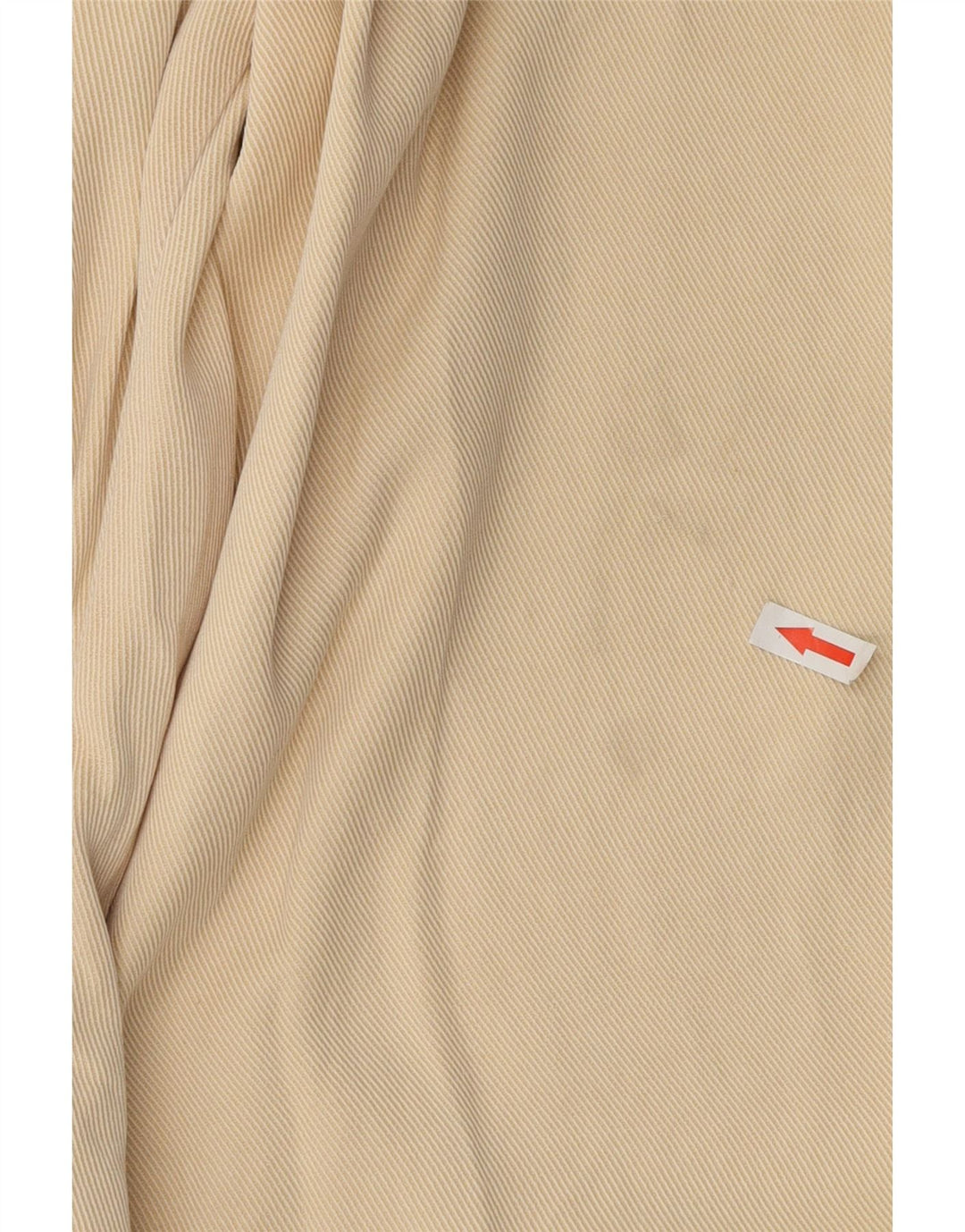 Massimo Dutti Pantalon court pour femme EU 38 Small W28 L24 Beige Lyocell