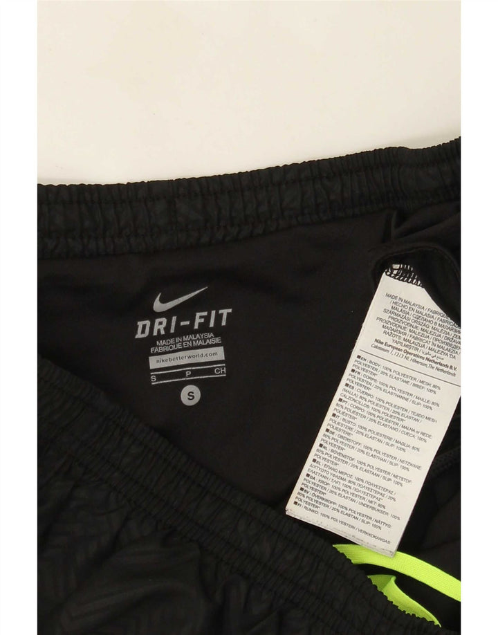 Nike Short de sport Dri Fit pour femme UK 10 Petit chevron noir en polyester