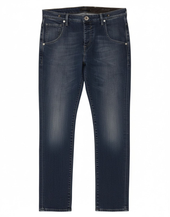 Gas Jean Slim Femme W26 L30 Bleu Coton