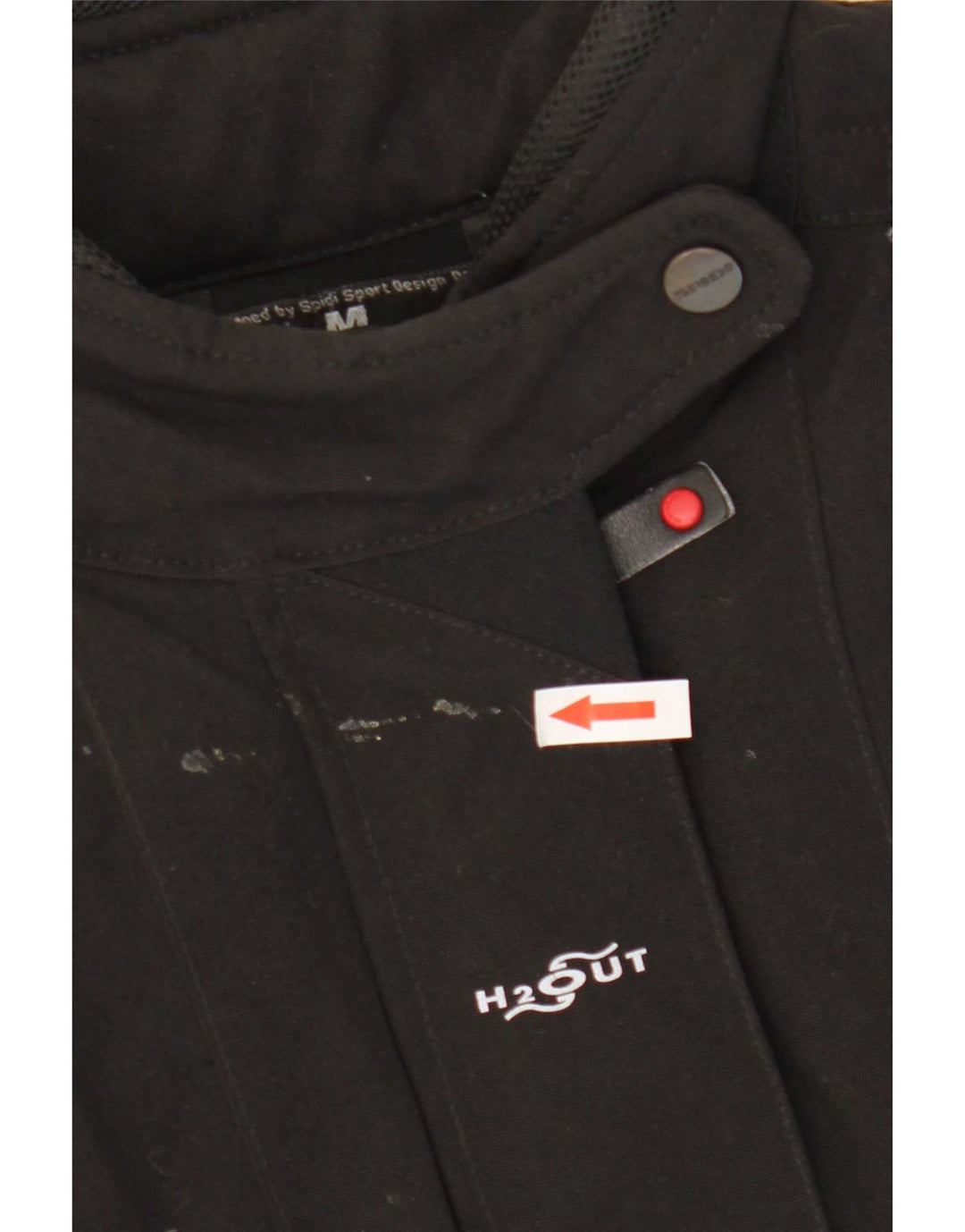 Spidi Veste de moto graphique Racer pour femme UK 14 Medium Noir Polyamide